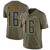 Nike Chargers 16 Tyrell Williams Olive Salute To Service Limited Jersey Dzhi,baseball caps,new era cap wholesale,wholesale hats